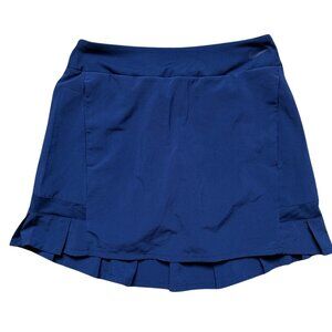 Nike Dri Fit Womens Skort Navy Blue Pleated Size XS Golf Tennis Pickleball EUC